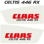Stickerset Claas Celtis 446 RX
