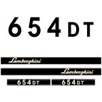 Kit autocollants latéraux Lamborghini 654 DT