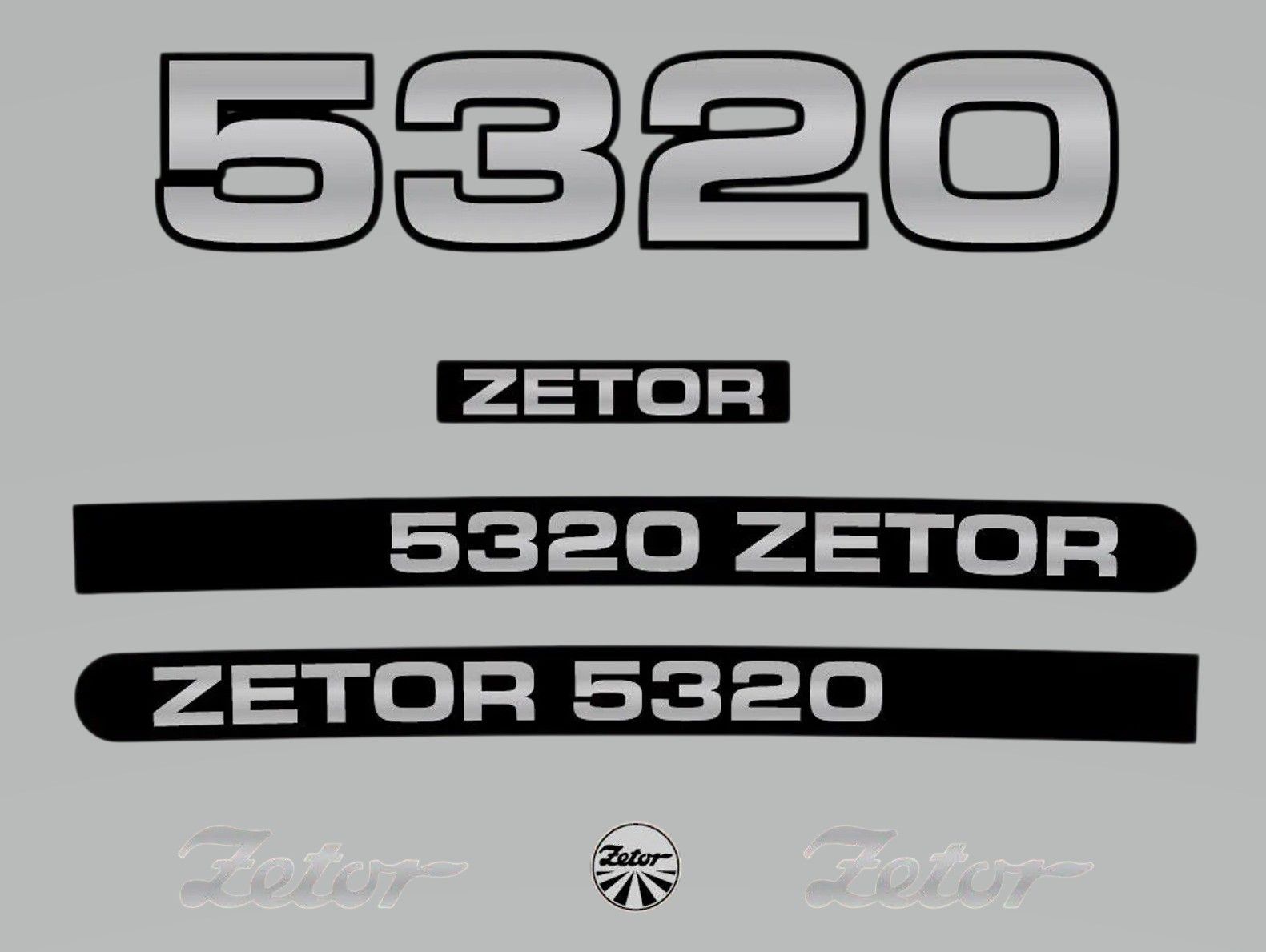 Stickerset Zetor 5320 (2000)