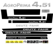 Stickerset Deutz AgroPrima 4.51