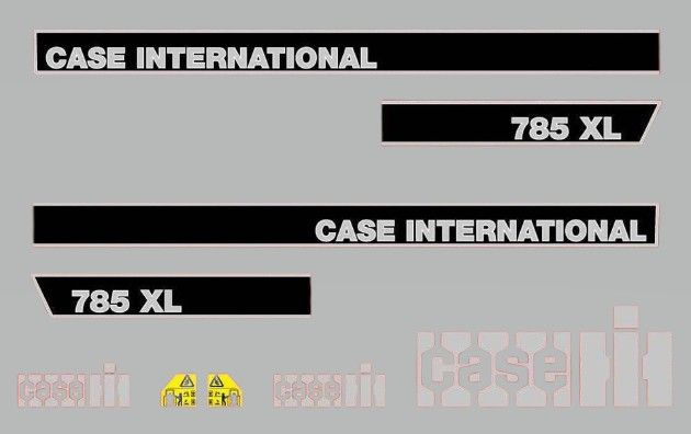 Stickerset Case International 785 XL