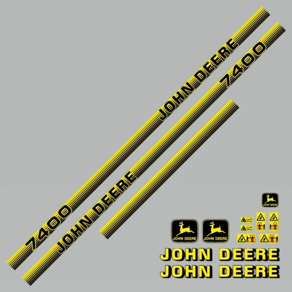 Stickerset John Deere 7400