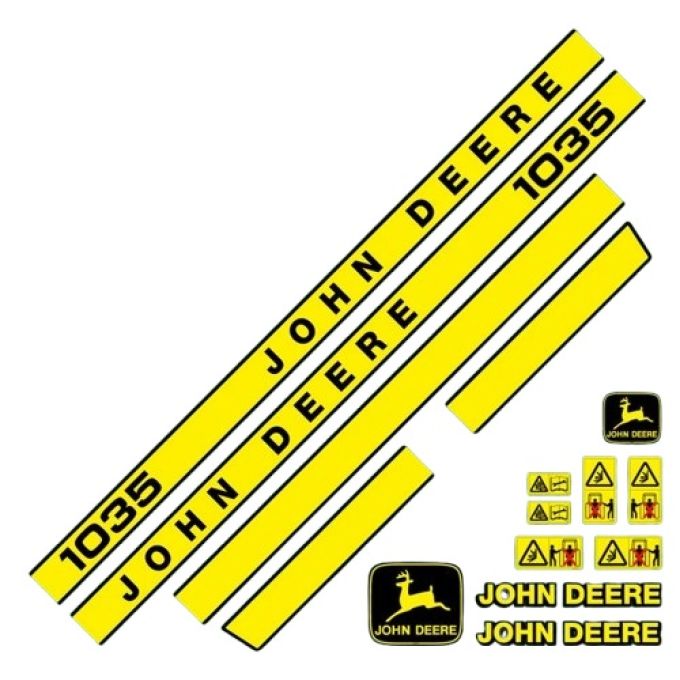 Stickerset John Deere 1035