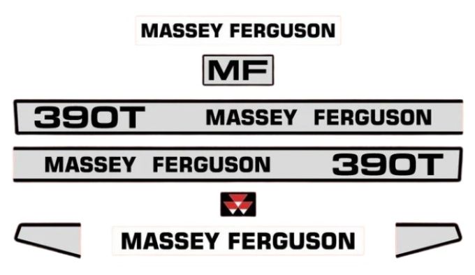Stickerset Massey Ferguson 390T