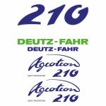 Stickerset Deutz Fahr Agrotron 210