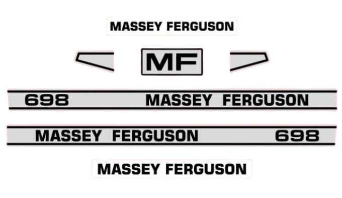 Stickerset Massey Ferguson 698