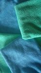 Microvezeldoek Blauw + Groen