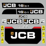 Stickerset JCB 16 C-1