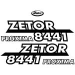 Stickerset Zetor Proxima 8441
