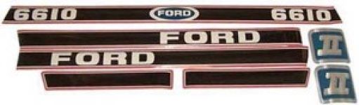 Kit autocollants latéraux Ford 6610 Force II