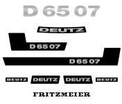 Stickerset Deutz D65-07