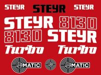 Kit autocollants latéraux Steyr 8130 turbo