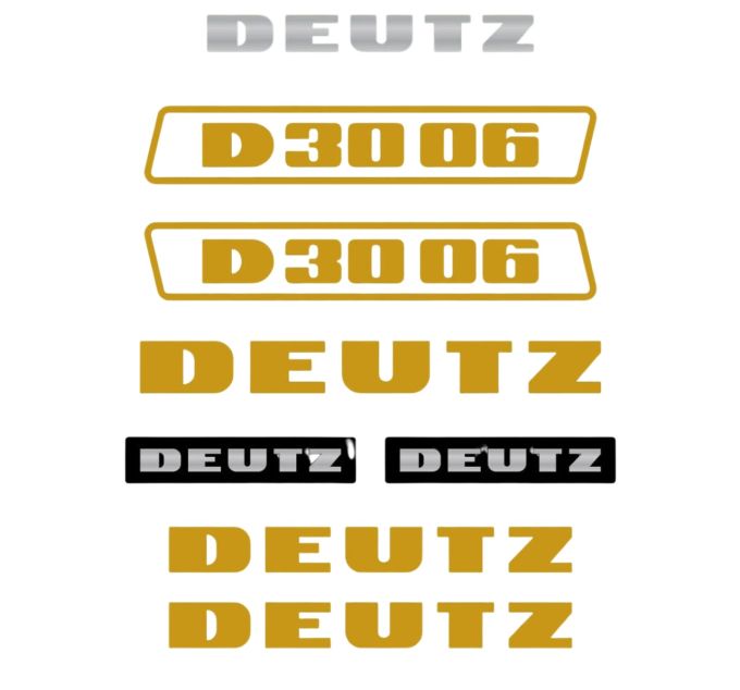 Stickerset Deutz D30-06