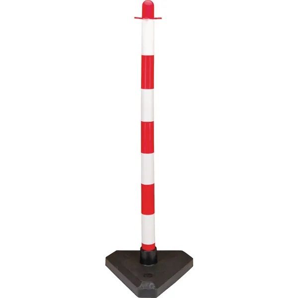 Afzetpaal rood/wit