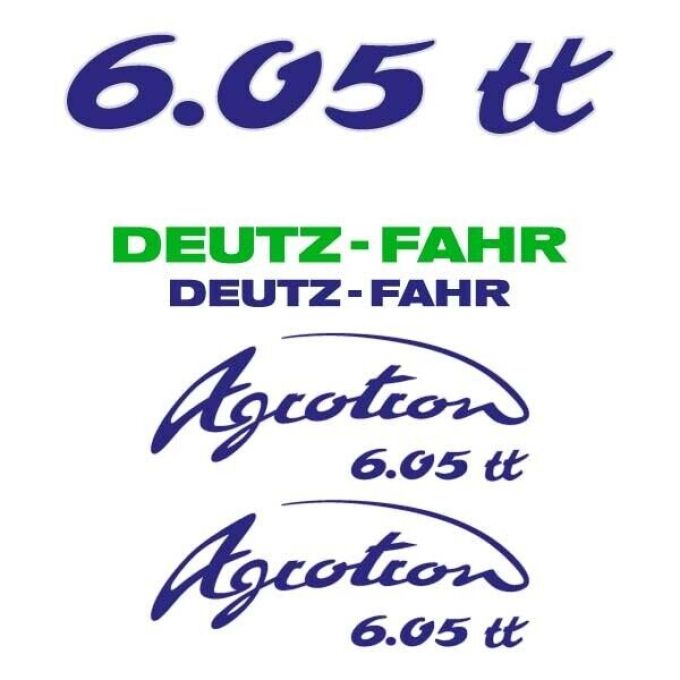 Stickerset Deutz-Fahr Agrotron 6.05 TT