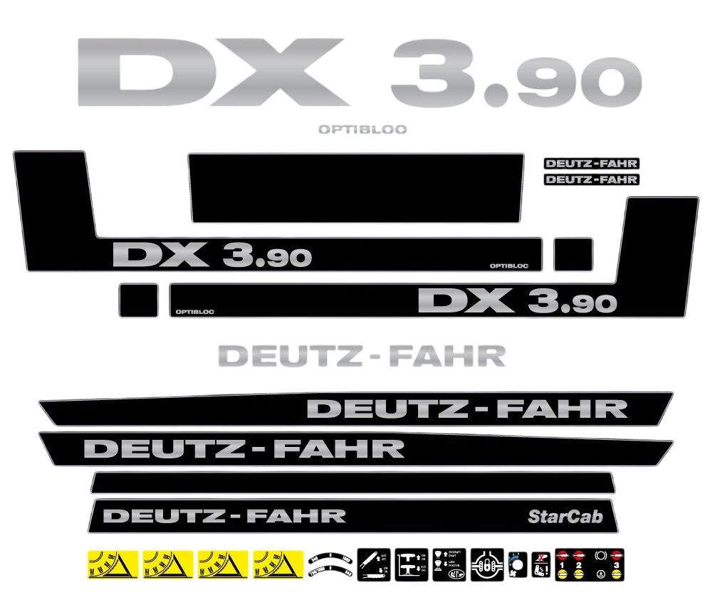 Stickerset Deutz-Fahr DX 3.90