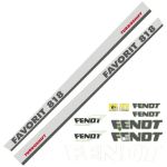 Stickerset Fendt 818 Favorit 97/02-set