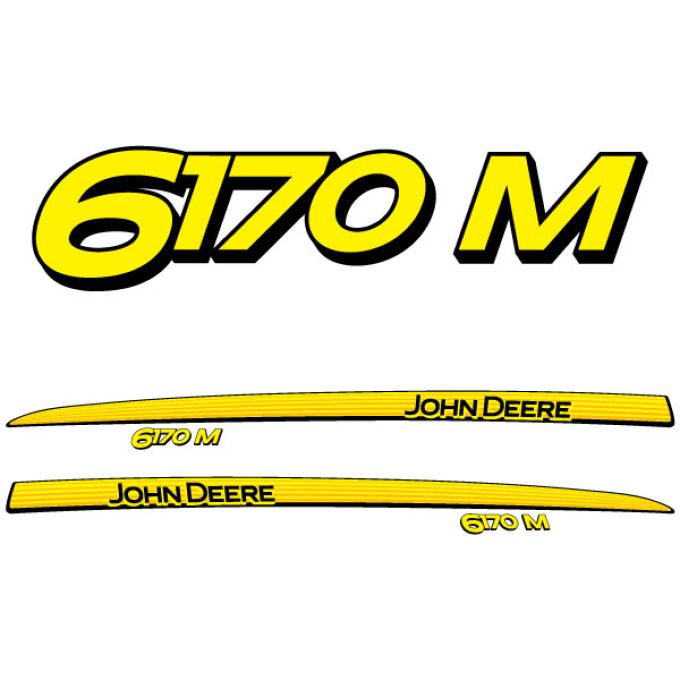 Stickerset John Deere 6170 M