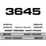 Stickerset Massey Ferguson 3645