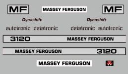 Stickerset Massey Ferguson 3120