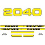 Kit autocollants latéraux John Deere 2040