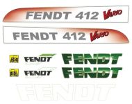 Stickerset Fendt 412 Vario-Set