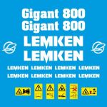 Stickerset Lemken Gigant 800