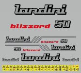 Stickerset Landini Blizzard 50