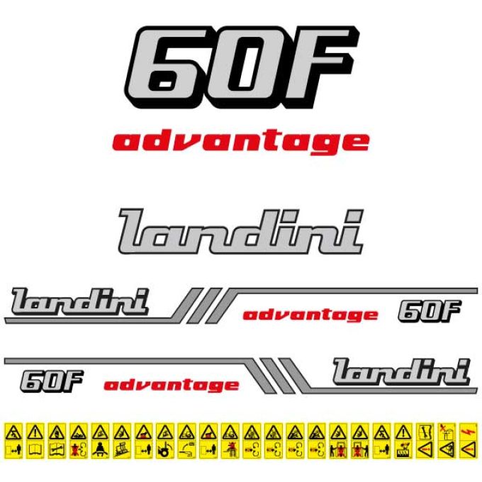 Stickerset Landini Advantage 60 F