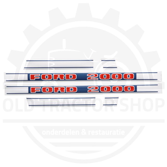 Kit autocollants latéraux Ford 2000