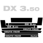 Stickerset Deutz-Fahr DX 3.50