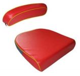 Seat cushion set-red/yellow