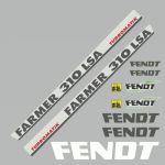 Stickerset Fendt Farmer 310 LSA