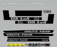 Stickerset Deutz Fahr DX 3.80S