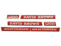 Stickerset David Brown 1200 Selectamatic
