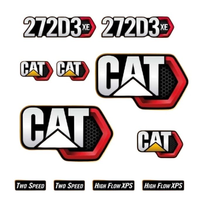 Stickerset Caterpillar CAT 272D3 XE