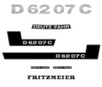 Stickerset Deutz D62-07C