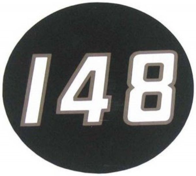 Sticker voor zijembleem Massey Ferguson 148