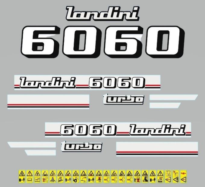 Stickerset Landini 6060
