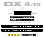 Stickerset Deutz Fahr DX 4.70