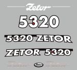 Stickerset Zetor 5320