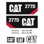 Stickerset Caterpillar CAT 277D