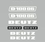 Stickerset Deutz D100-06