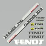 Stickerset Fendt Farmer 310 Turbomatik