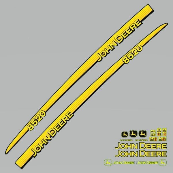 Stickerset John Deere 8520
