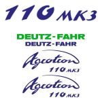 Stickerset Deutz-Fahr Agrotron 110 MK3