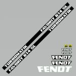 Stickerset Fendt Favorit 614 SL turbomatik