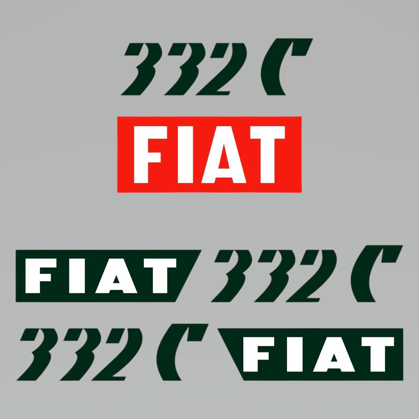 Stickerset Fiat 332 C