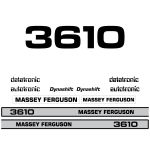 Stickerset Massey Ferguson 3610