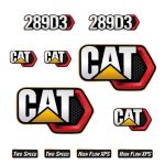 Stickerset Caterpillar CAT 289D3